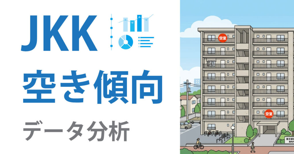 JKK賃貸の空き傾向分析イメージ画像
